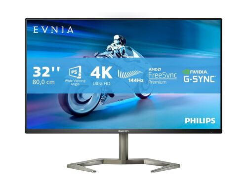 MONITOR PHILIPS 32M1N5800A/00 31,5"/IPS/3840X2160/144HZ/1MS GTG/HDMIX2,DPX2,USB/FREESYNC/PIVOT/CRNA